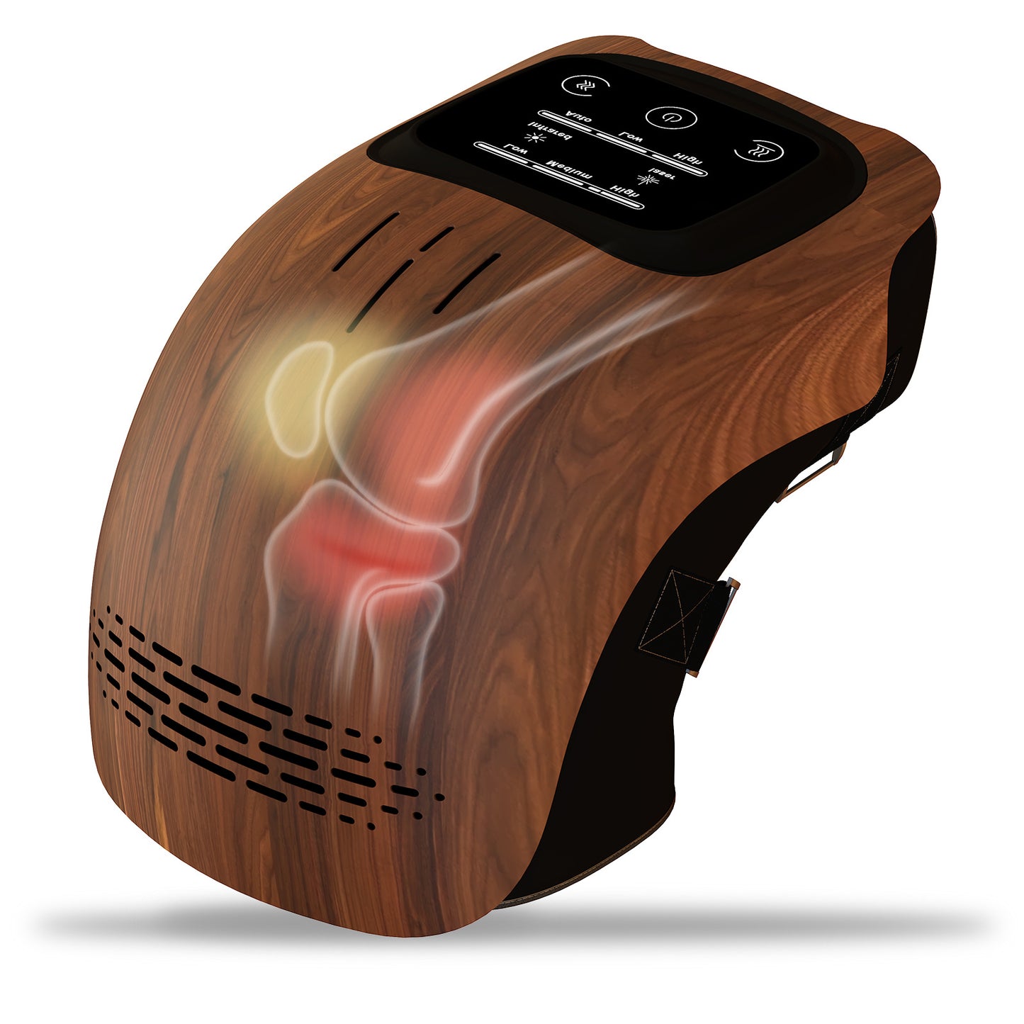Rechargeable Heated Knee Massager with Heat & Vibration – Pain Relief Device