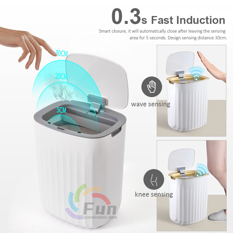 Smart Sensor Trash Bin for Kitchen, Bedroom & Living Room