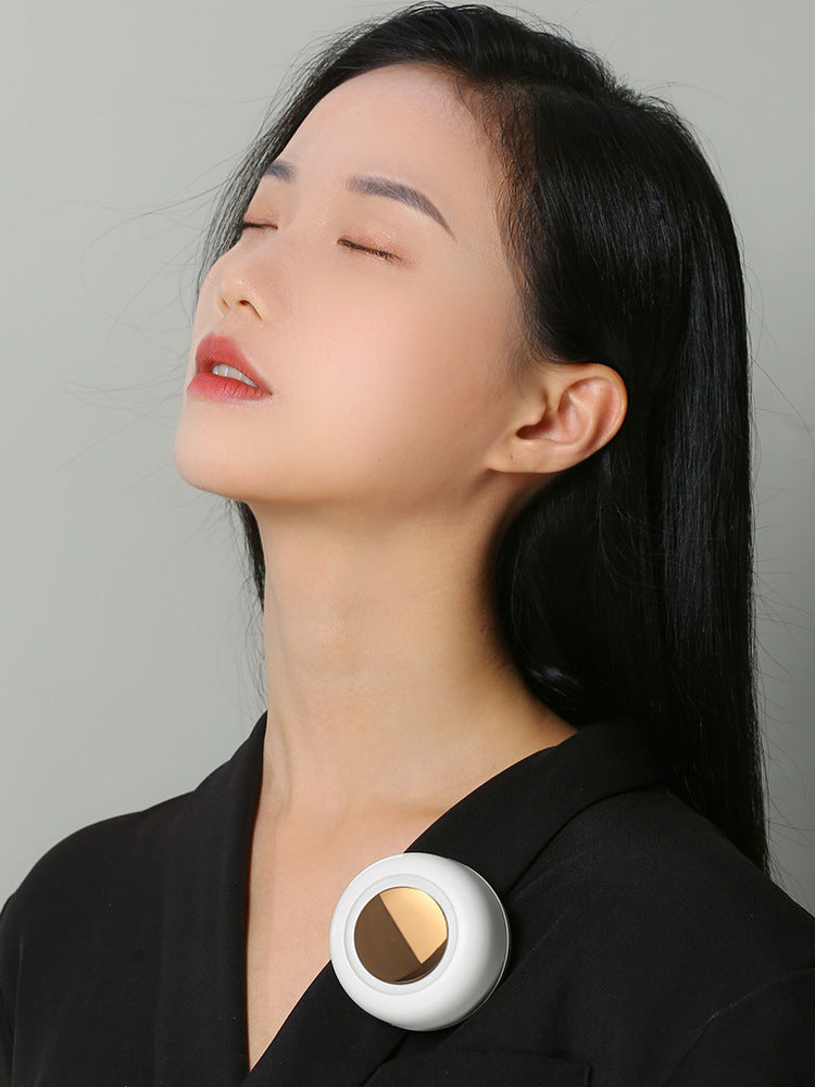 USB Rechargeable Mini Clip Waist & Neck Fan – 3-Speed Leafless Air Cooler