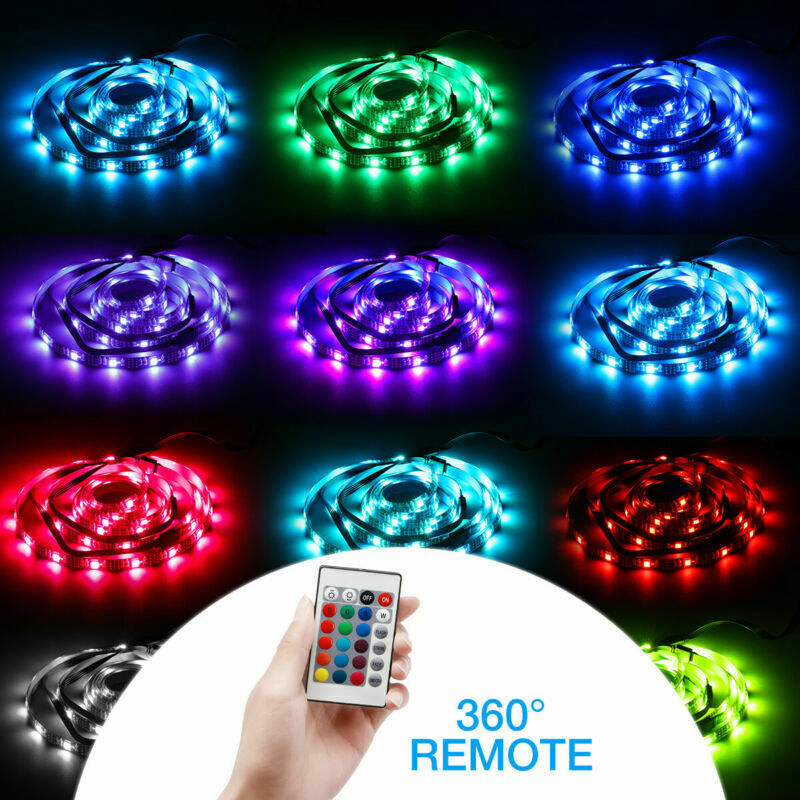 USB RGB LED Strip TV Backlight Kit with Remote (4x50CM)