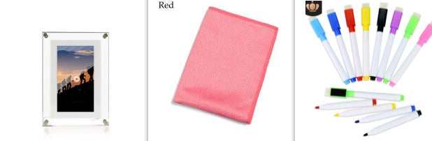 Acrylic Digital Photo Frame – Video Player with Battery & Type-C