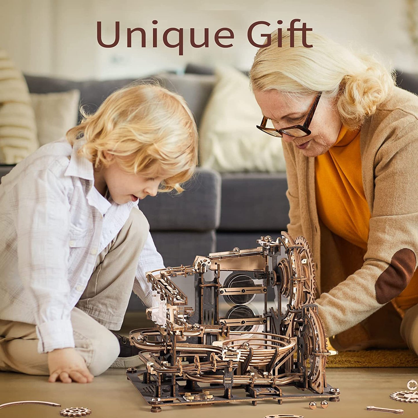 ROKR Marble Night City 3D Wooden Puzzle