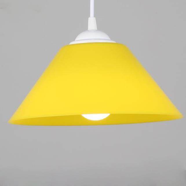 Single Hanging Lampshade Chandelier for Home Decor