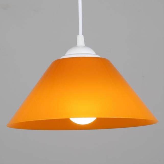 Single Hanging Lampshade Chandelier for Home Decor