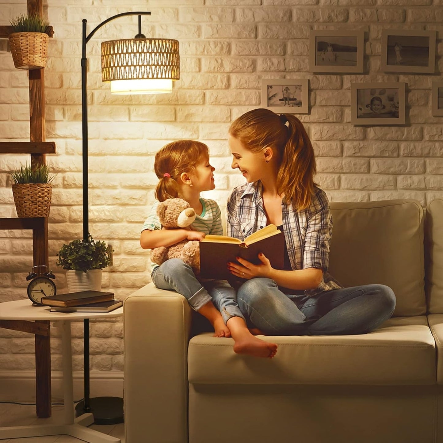 Remote Control Floor Lamp,  with 3 Color Modes – Adjustable Warm & Cool Light