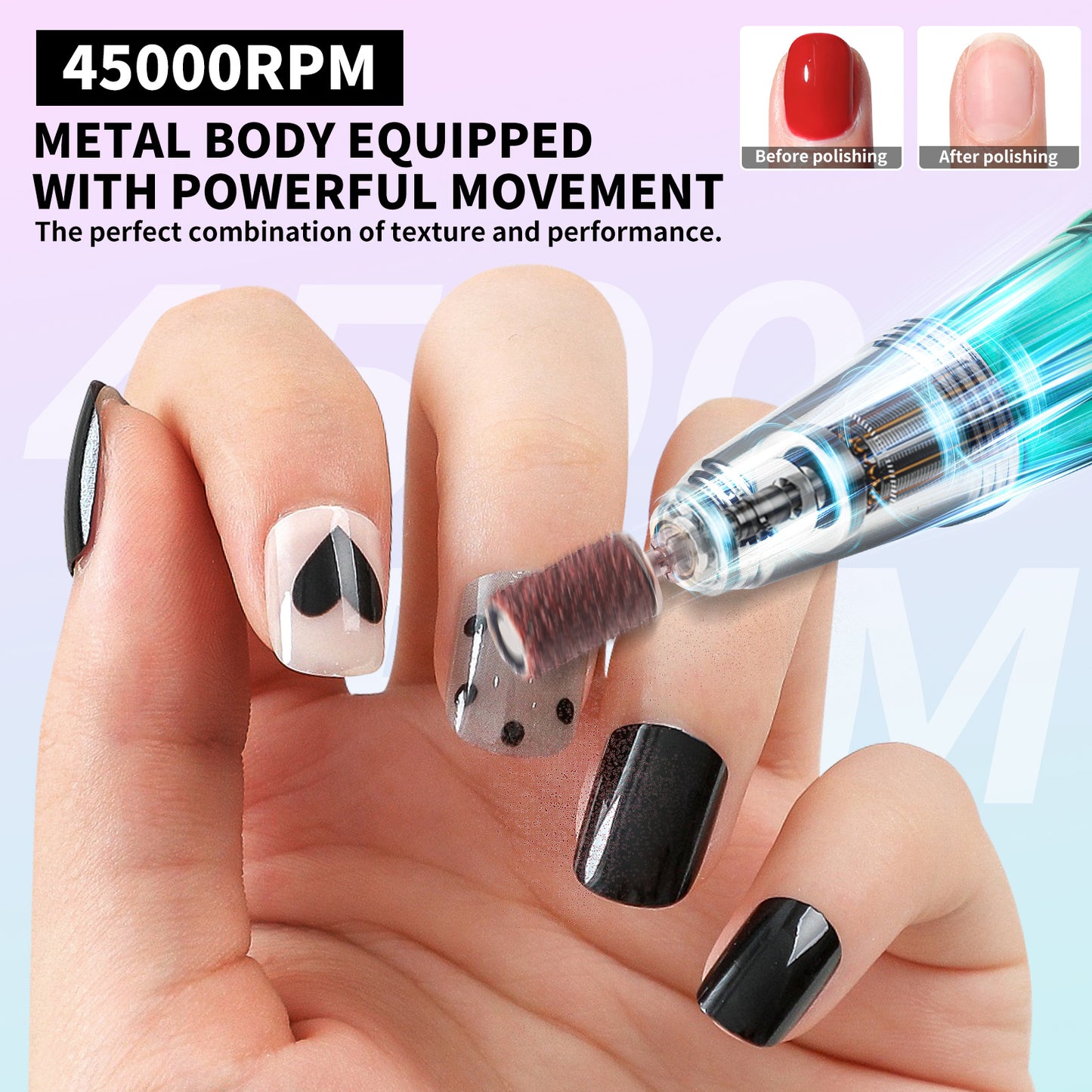Rechargeable Nail Drill Machine Kit