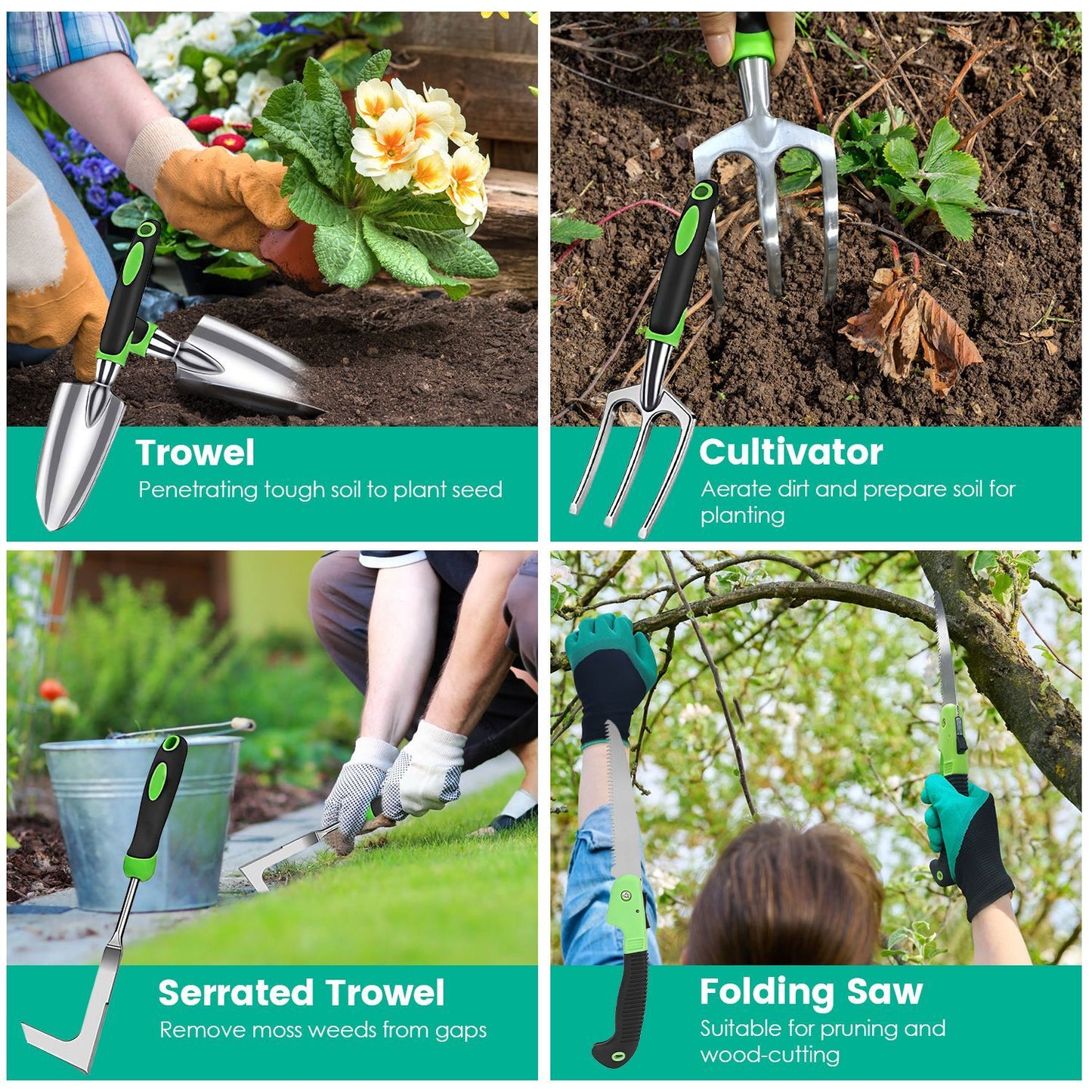 Complete Gardening Tool Set 13 Pcs