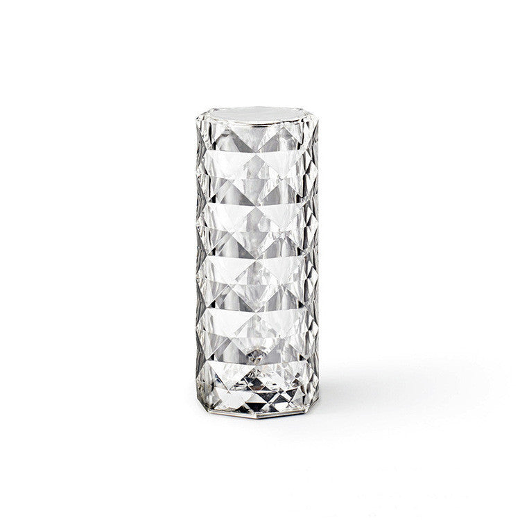 Touch Dimming Nordic Crystal Lamp | USB Diamond Night Light for Bedroom & Room Decor