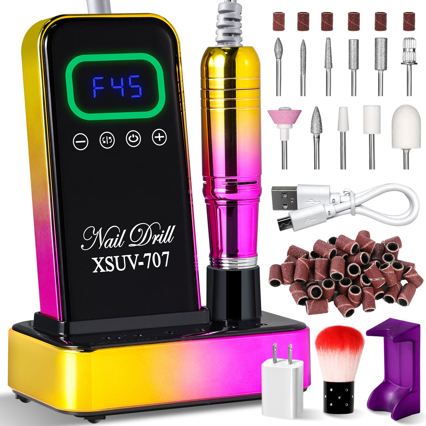 Rechargeable Nail Drill Machine Kit