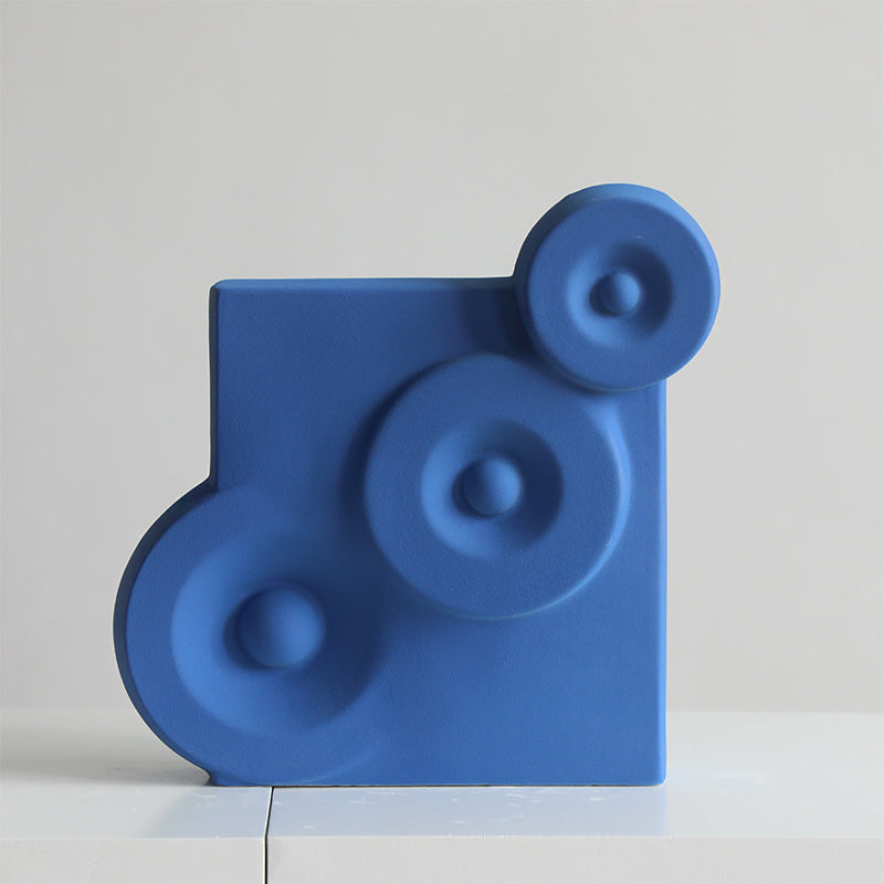 Ceramic Art Vase – Minimalist Soft Decoration for Living Room