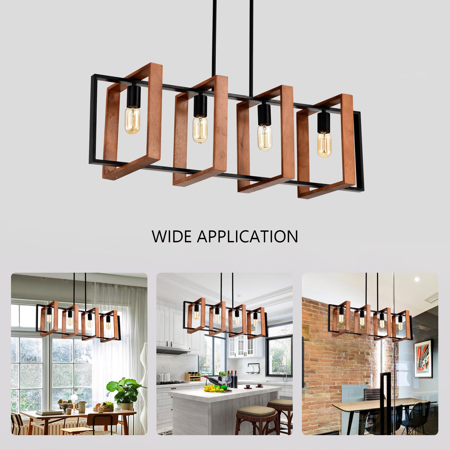 4-Light Dining Room Hanging Fixture