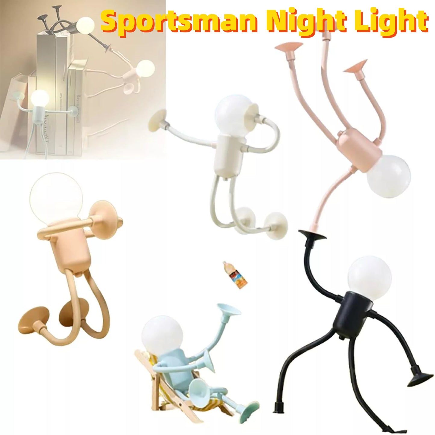 Funny Sportsman Shape Night Light