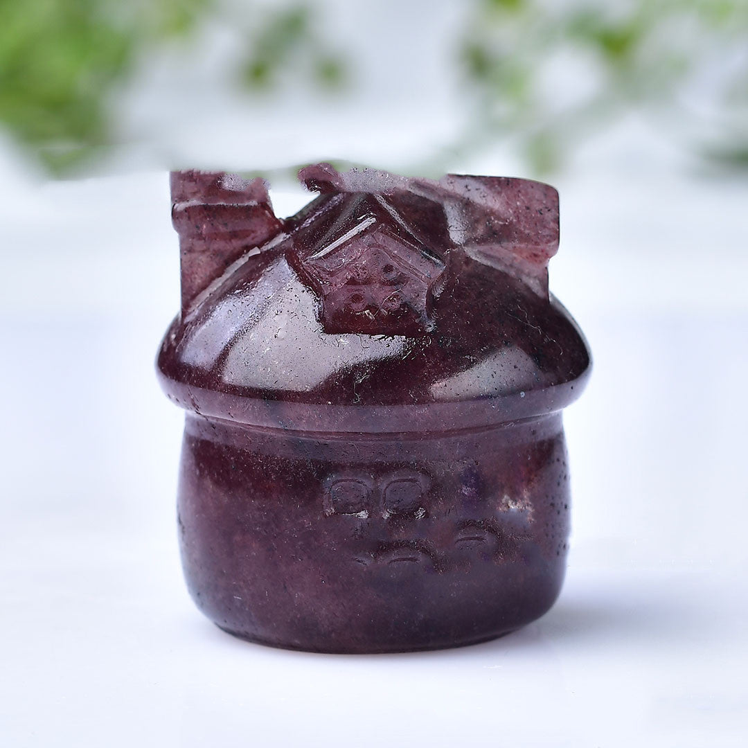 Mushroom House Ornament Home Office Craft