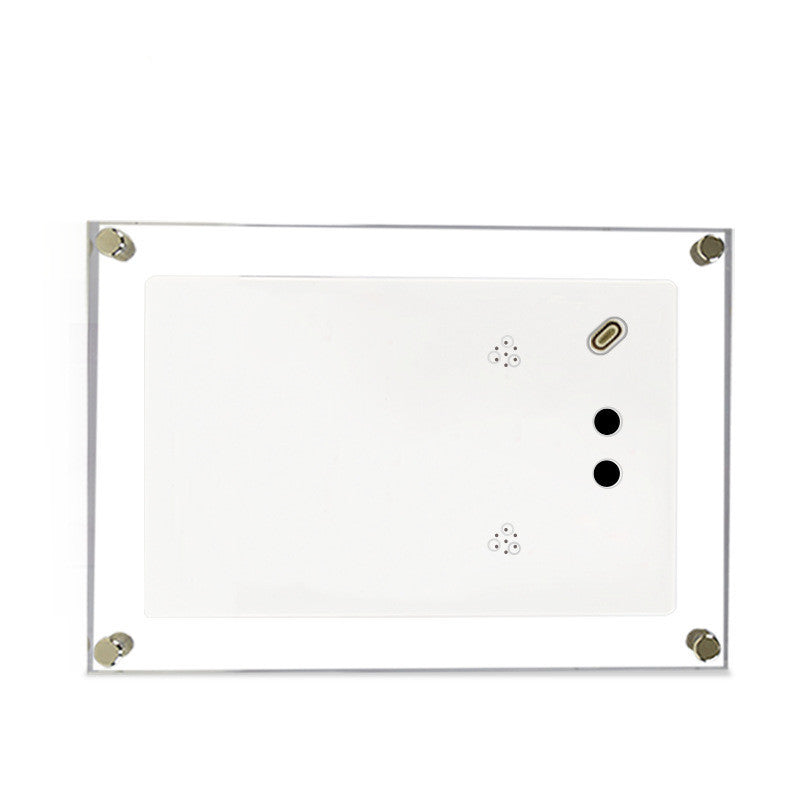 Acrylic Digital Photo Frame – Video Player with Battery & Type-C