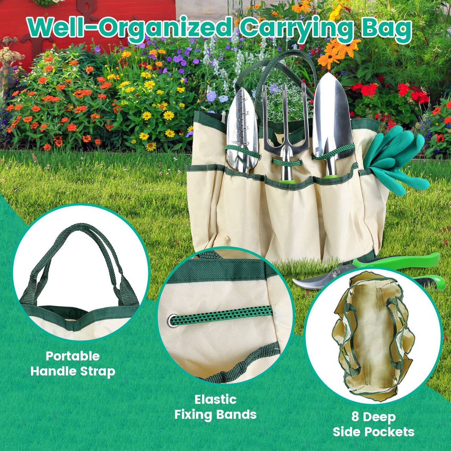 Complete Gardening Tool Set 13 Pcs