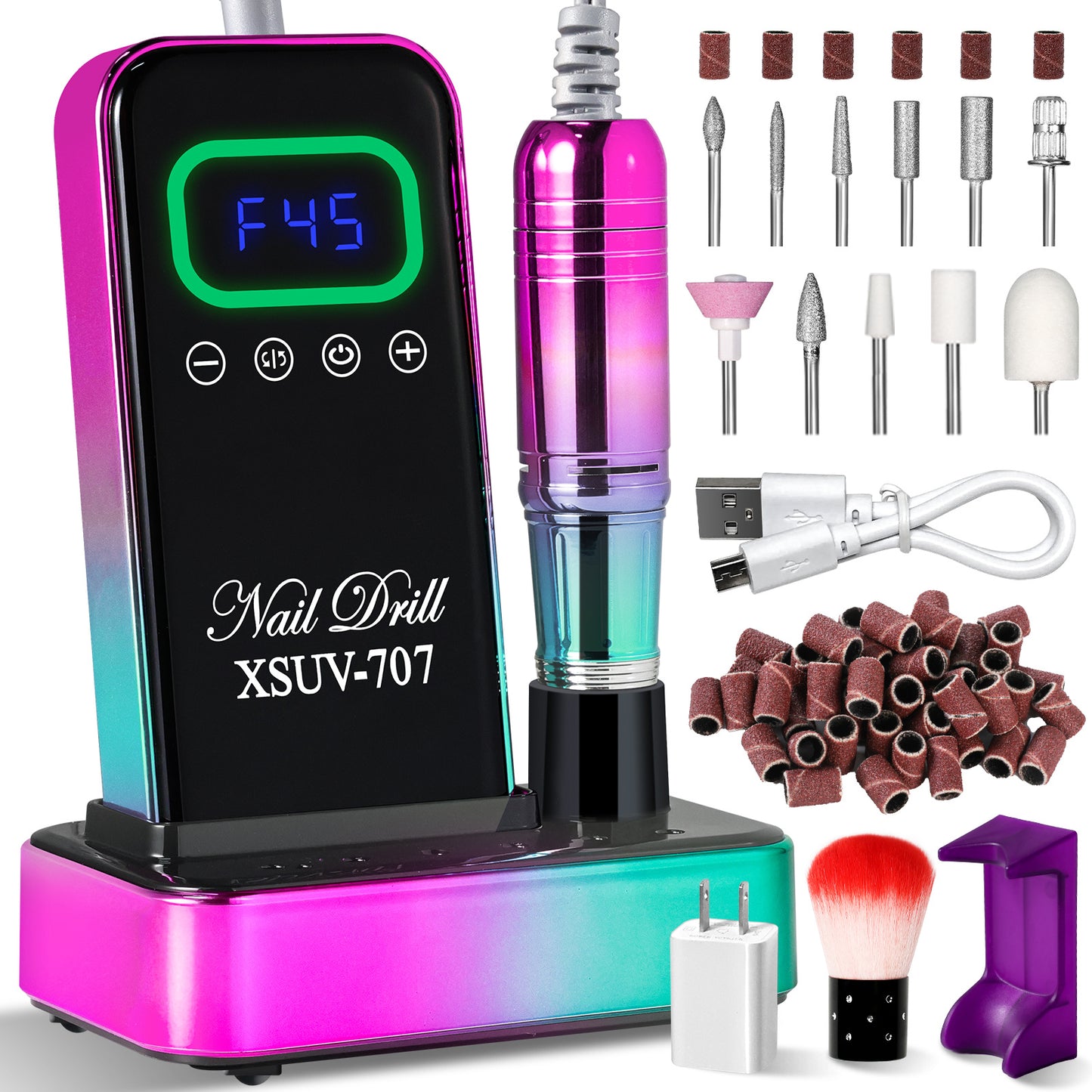Rechargeable Nail Drill Machine Kit