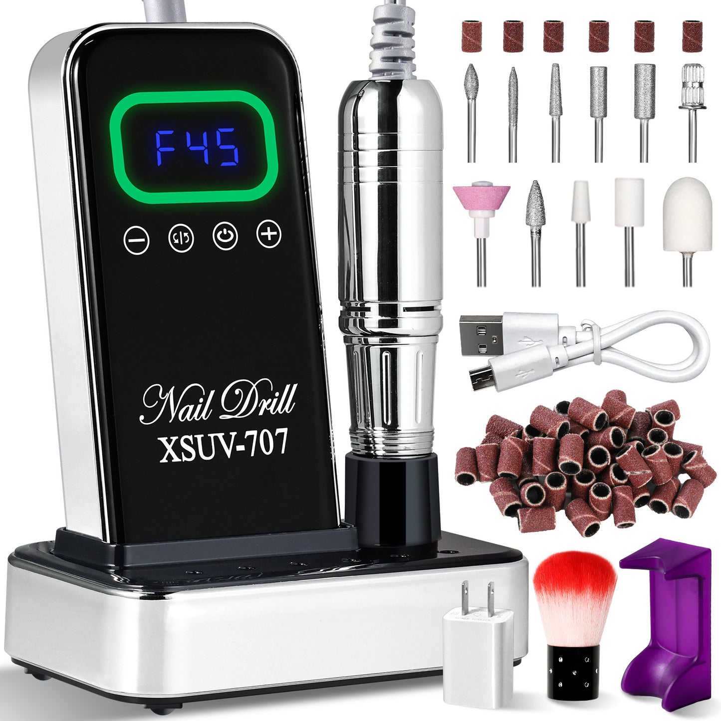 Rechargeable Nail Drill Machine Kit