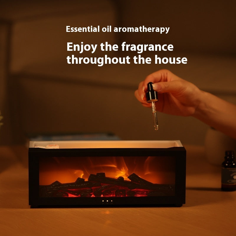 Large-Fog Flame Aromatherapy Essential Oil Diffuser